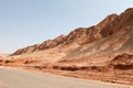 Flaming Mountains Royalty Free Stock Photo